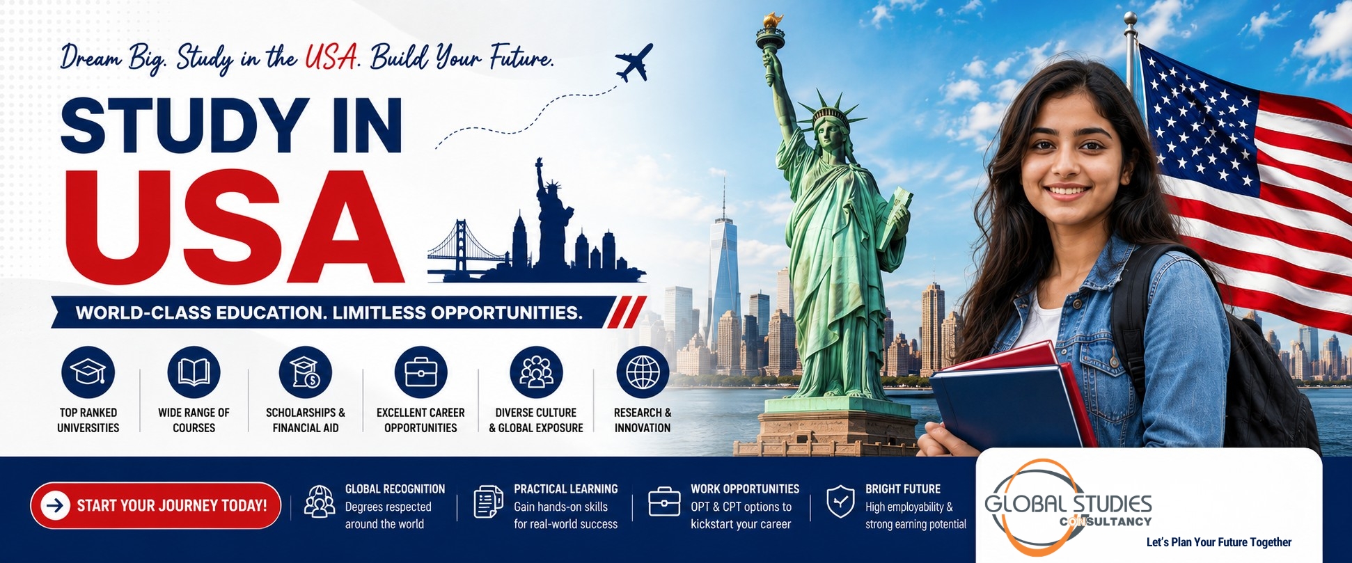Study in USA
for Indian Students